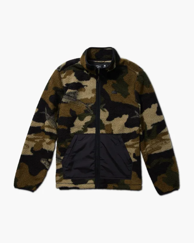 Salty Crew Swellter Sherpa Zip - CAMO sold by Sun Diego Boardshops
