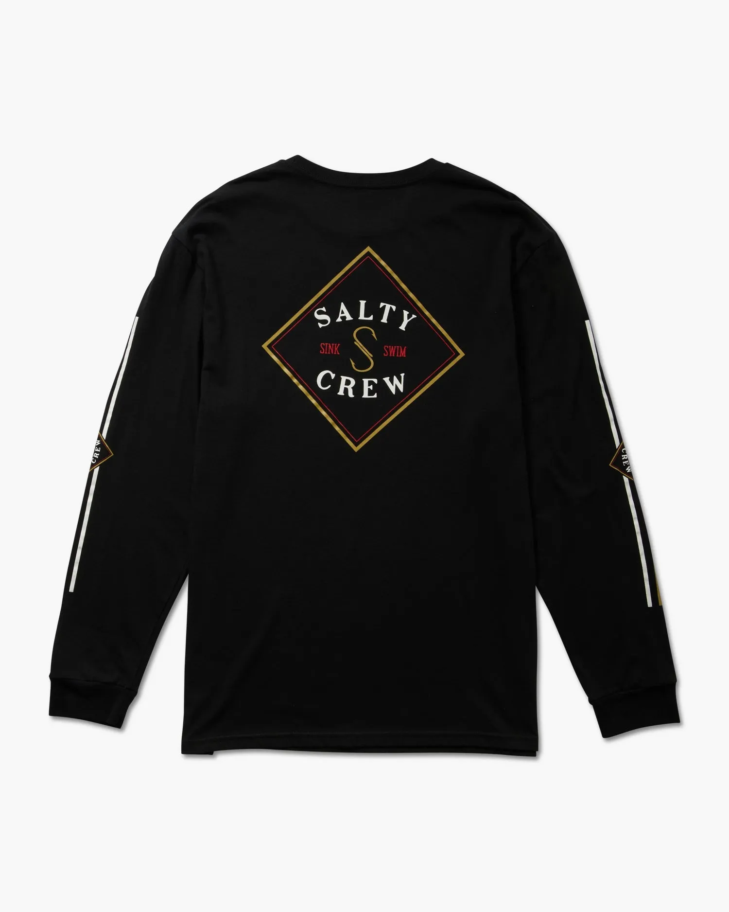 Salty Crew Tippet Color L/S Tee - BLACK sold by Sun Diego Boardshops