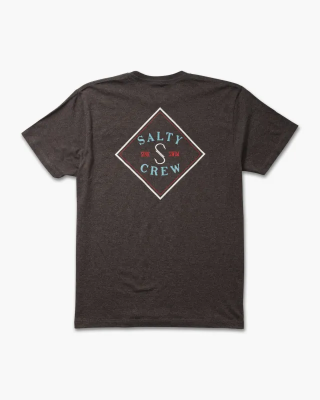 Salty Crew Tippet Color Tee - CHARCOAL HEATHER sold by Sun Diego Boardshops