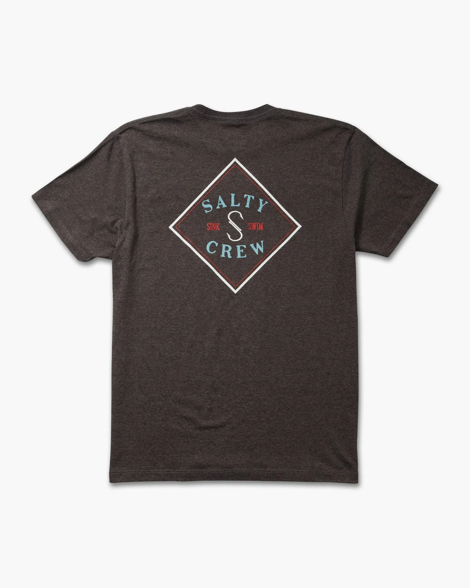 Salty Crew Tippet Color Tee - CHARCOAL HEATHER sold by Sun Diego Boardshops