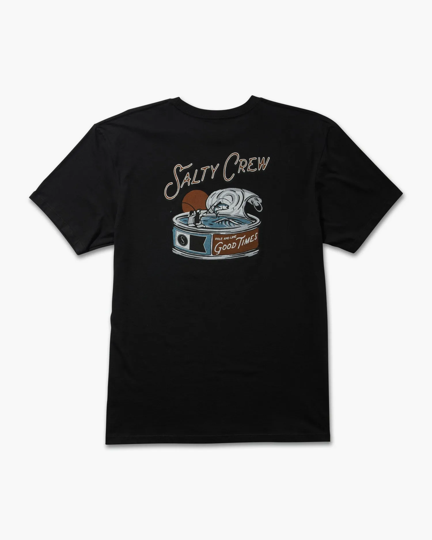 Salty Crew Tuna Can Tee - BLACK sold by Sun Diego Boardshops