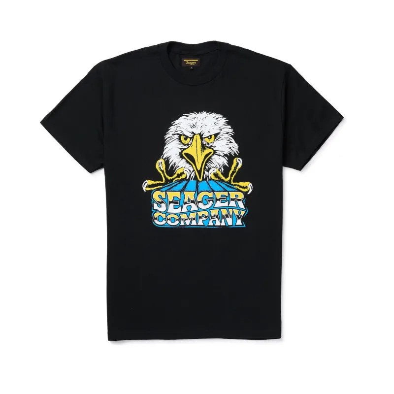 SEAGER Baldy Tee - BLACK sold by Sun Diego Boardshops