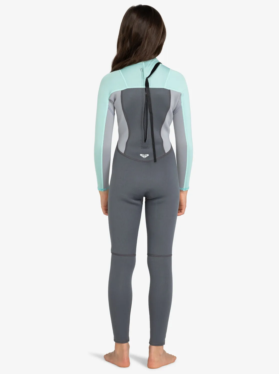 Roxy Girl's 3/2mm Prologue Back Zip Wetsuit - ICE GREEN sold by Sun Diego Boardshops product image thumbnail 2