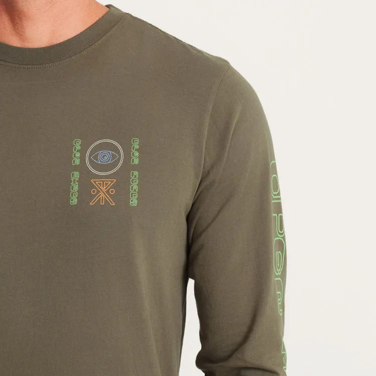 ROARK Open Roads Long Sleeve Premium Tee - MILITARY sold by Sun Diego Boardshops product image thumbnail 3
