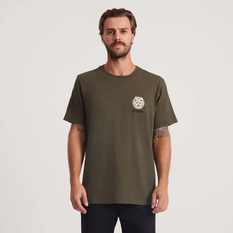 ROARK Helkatts Organic Premium Tee - MILITARY sold by Sun Diego Boardshops product image thumbnail 2
