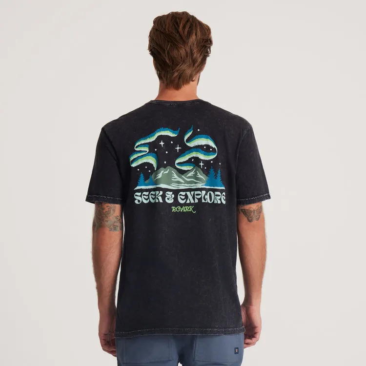 ROARK Go North Premium Tee - BLACK sold by Sun Diego Boardshops