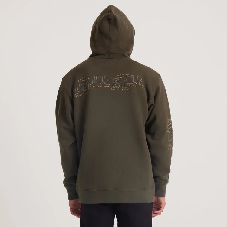 ROARK Bolo Namastay Hoodie - MILITARY sold by Sun Diego Boardshops