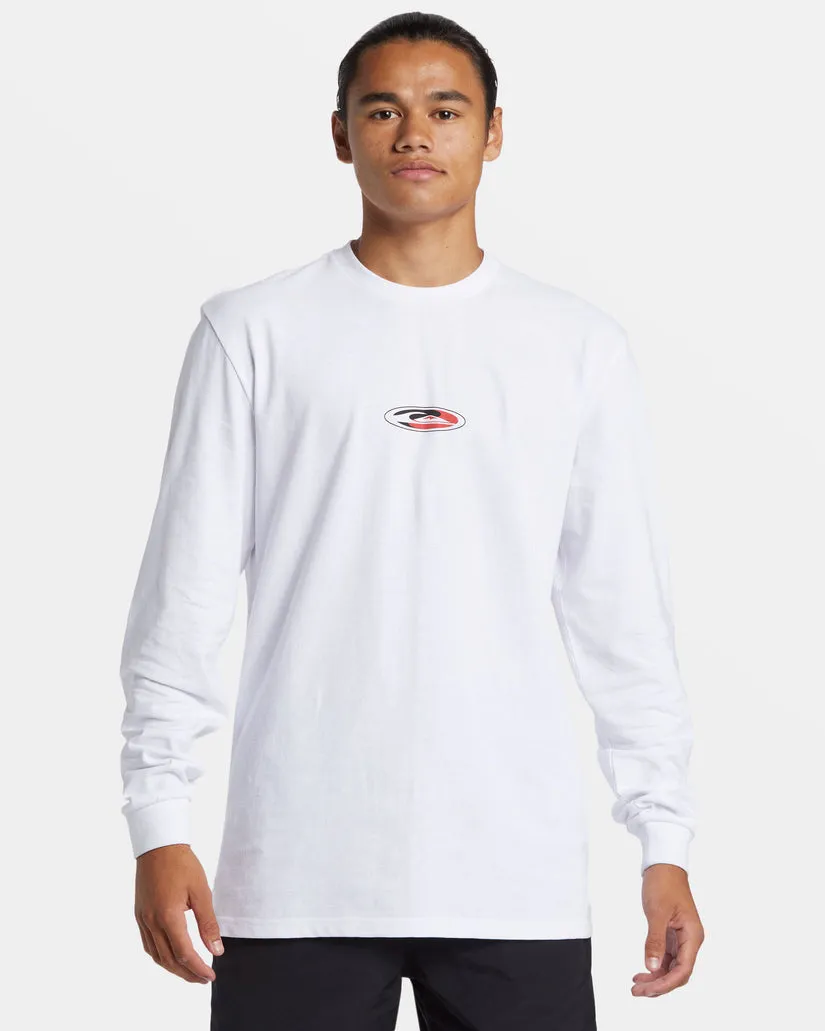 Quiksilver Griff Long Sleeve T-Shirt - WHITE sold by Sun Diego Boardshops product image thumbnail 2