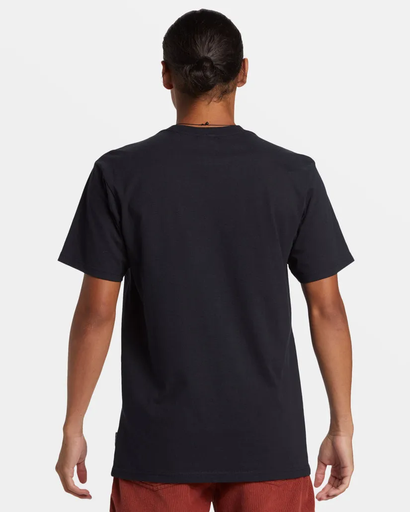 Quiksilver Thorn Logo DNA T-Shirt - BLACK sold by Sun Diego Boardshops product image thumbnail 2