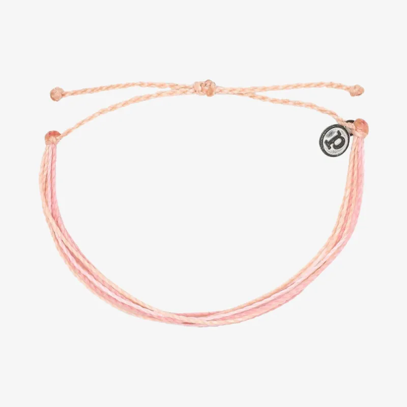 Pura Vida Bracelets Original Bracelet - SOLID BUBBLEGUM sold by Sun Diego Boardshops