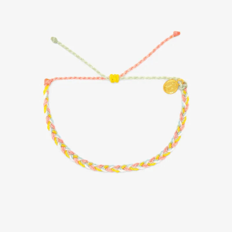 Pura Vida Bracelets Mini Braided Bracelet - MENTAL HEALTH AMERICA 24 sold by Sun Diego Boardshops