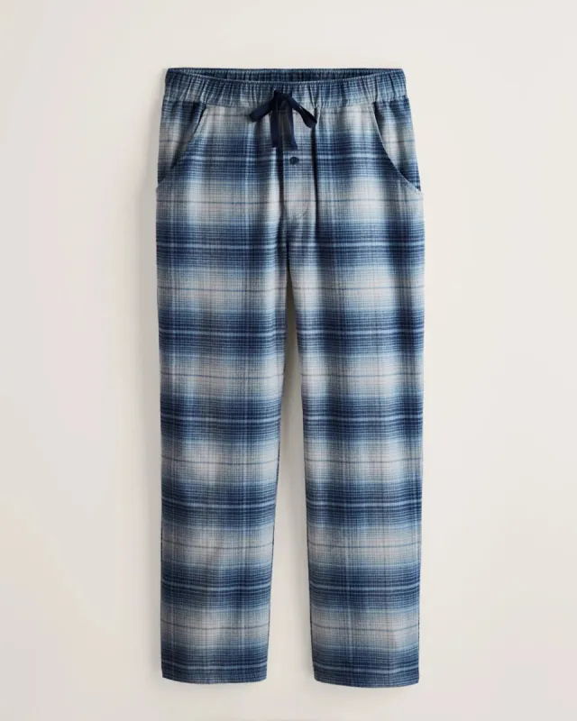 Pendleton MEN'S PLAID FLANNEL PAJAMA PANTS - BLUE/GREY PLAID sold by Sun Diego Boardshops