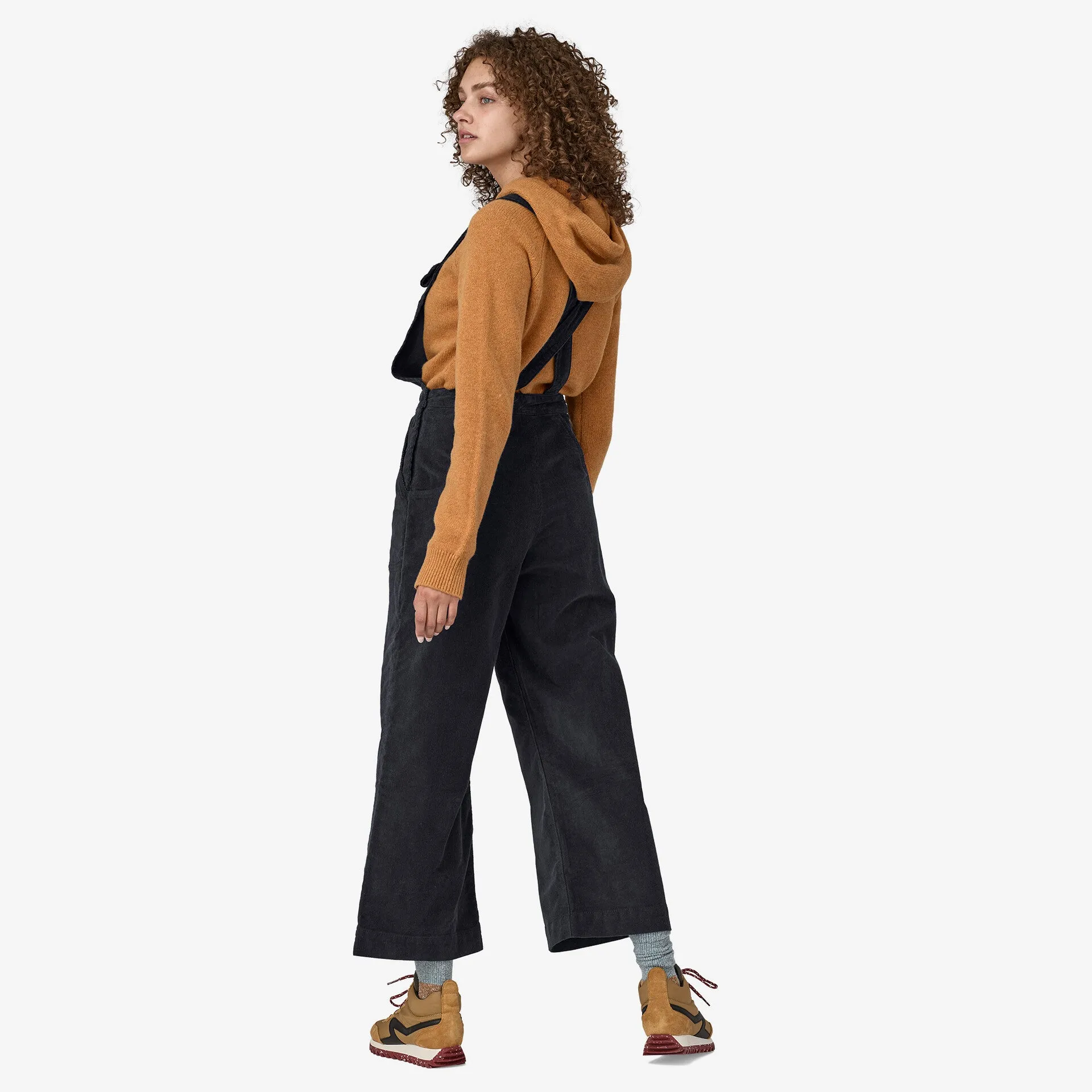 Patagonia Women's Stand Up Cropped Corduroy Overalls - PITCH BLUE sold by Sun Diego Boardshops product image thumbnail 2