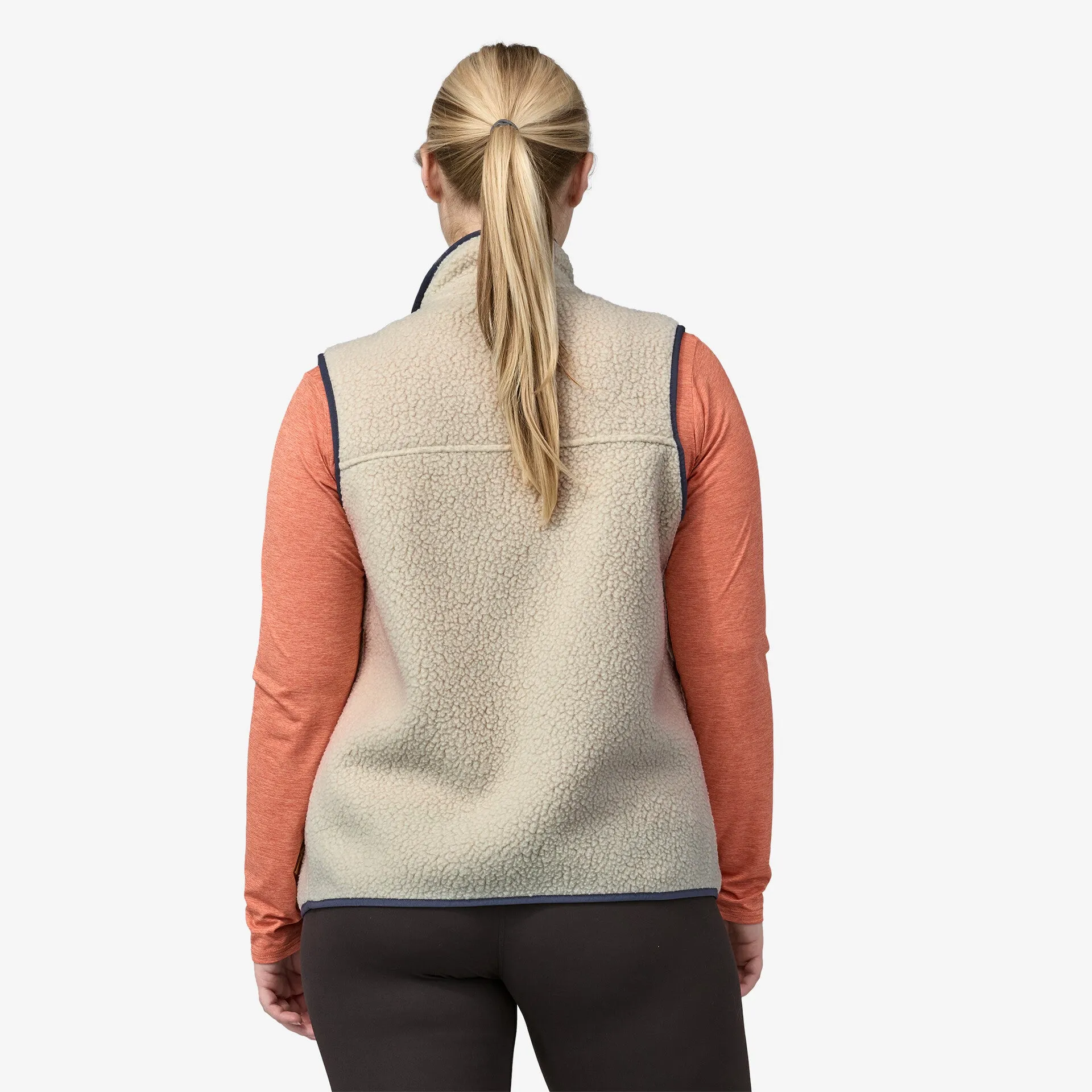 Patagonia Women's Retro Pile Fleece Vest - PELICAN sold by Sun Diego Boardshops product image thumbnail 2
