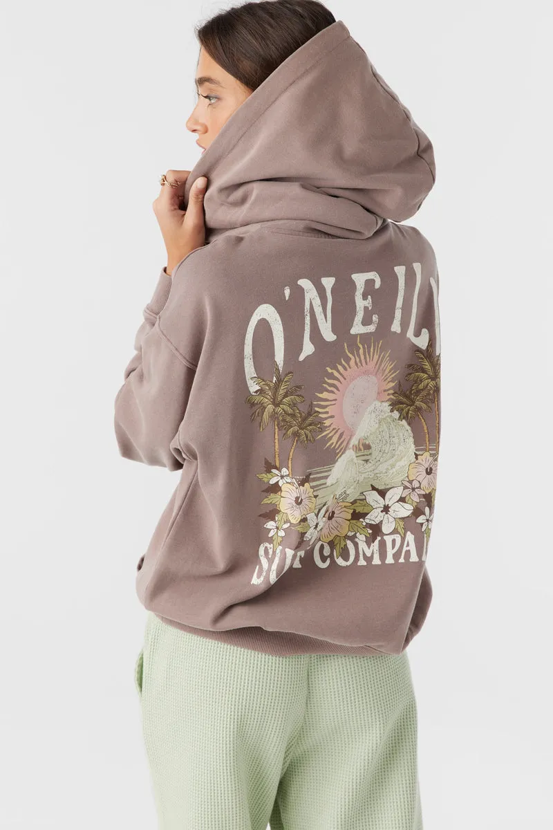 ONeill DRIFT HOODY PULLOVER FLEECE - DEEP TAUPE sold by Sun Diego Boardshops
