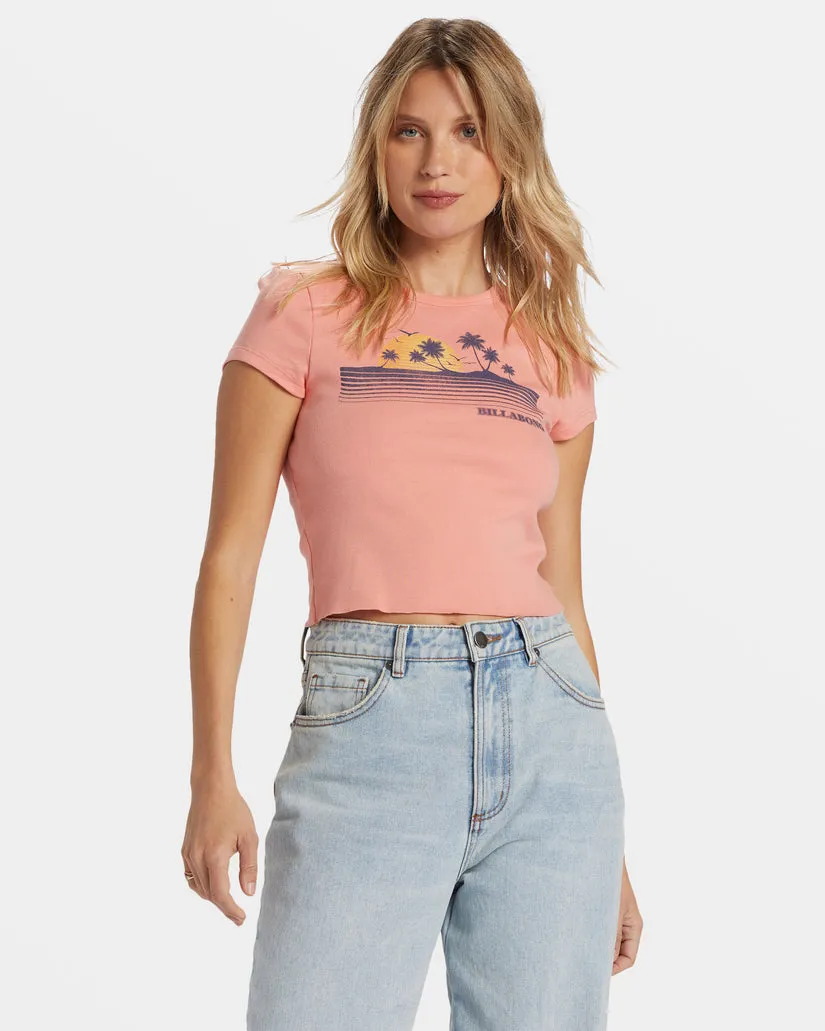 Billabong Magic Sunset T-Shirt - PEACH OUT sold by Sun Diego Boardshops