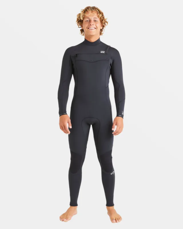 Billabong 3/2mm Absolute Natural Upcycler Chest Zip Wetsuit - BLACK sold by Sun Diego Boardshops