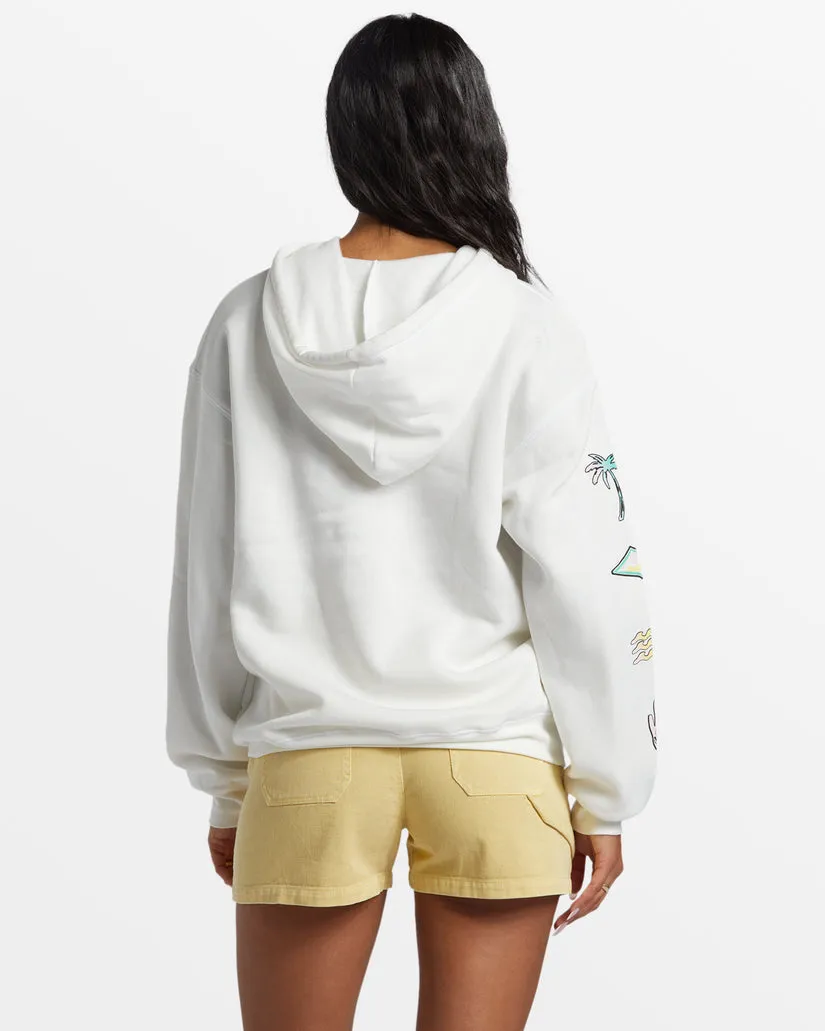 Billabong Keep Shining Hoodie - SALT CRYSTAL sold by Sun Diego Boardshops product image thumbnail 3