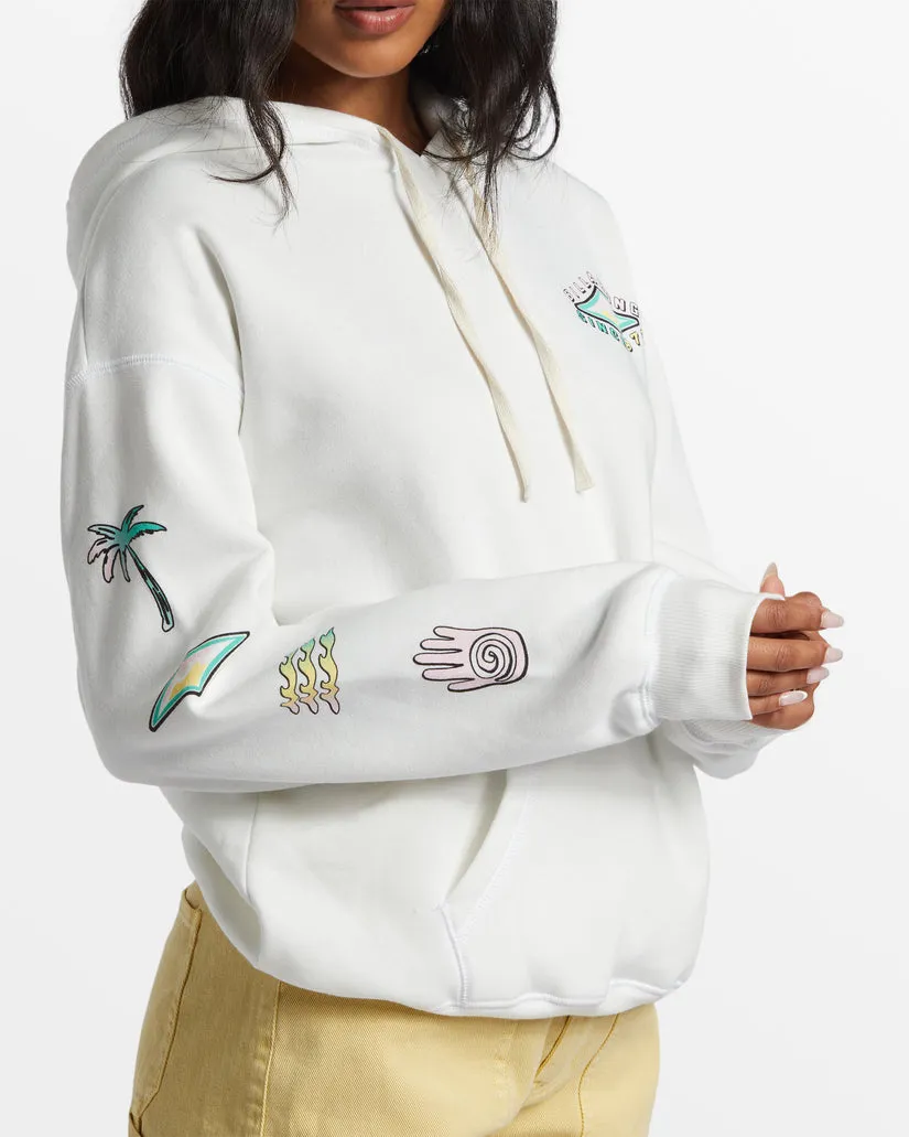 Billabong Keep Shining Hoodie - SALT CRYSTAL sold by Sun Diego Boardshops product image thumbnail 2
