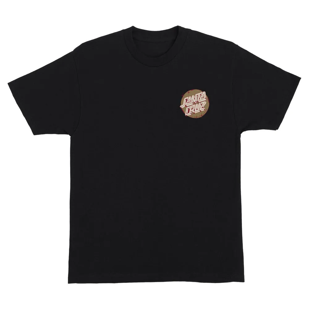 Santa Cruz Scrawl Brick Dot Mens T-Shirt - BLACK sold by Sun Diego Boardshops product image thumbnail 2