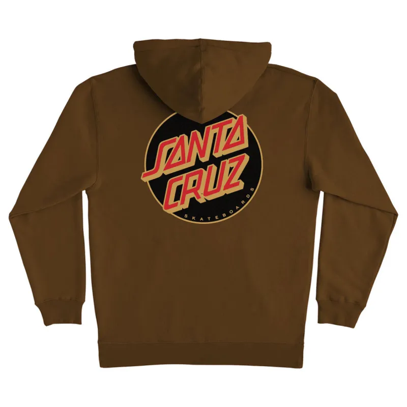 Santa Cruz Other Dot Mens Hoodie - BROWN/BLACK SUNSET sold by Sun Diego Boardshops