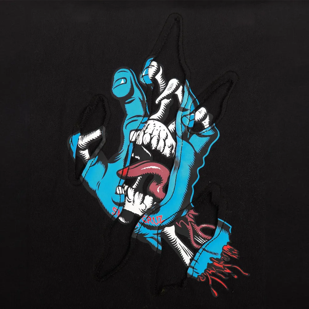 Santa Cruz Torn Hand Mens Hoodie - BLACK sold by Sun Diego Boardshops product image thumbnail 3