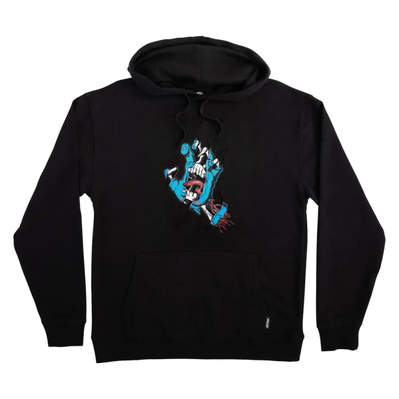 Santa Cruz Torn Hand Mens Hoodie - BLACK sold by Sun Diego Boardshops