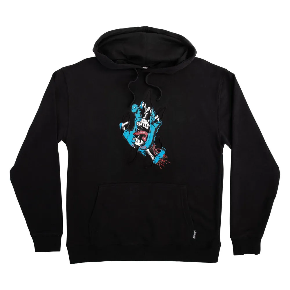 Santa Cruz Torn Hand Mens Hoodie - BLACK sold by Sun Diego Boardshops