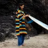 SLOWTIDE El Cap Chilling Fleece Poncho - MULTI sold by Sun Diego Boardshops
