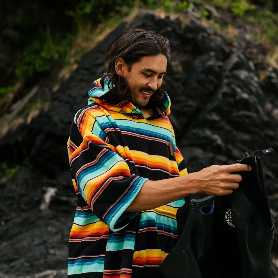SLOWTIDE El Cap Chilling Fleece Poncho - MULTI sold by Sun Diego Boardshops product image thumbnail 3