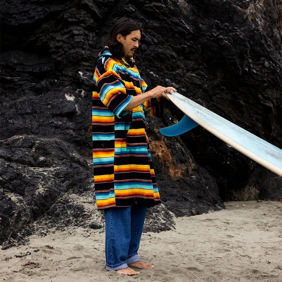 SLOWTIDE El Cap Chilling Fleece Poncho - MULTI sold by Sun Diego Boardshops product image thumbnail 4