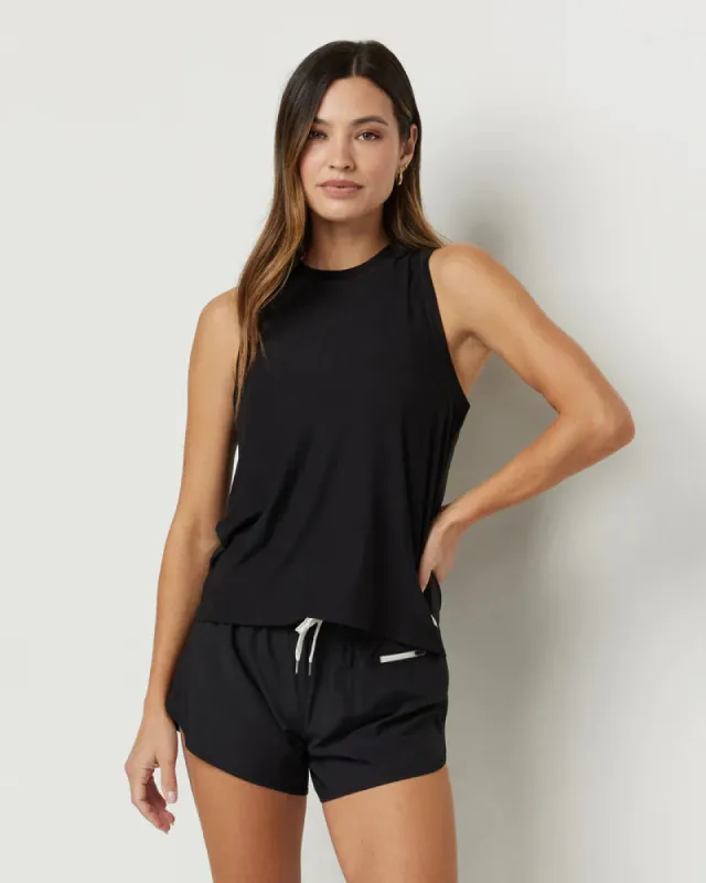 Vuori Energy Top Long - Black sold by Sun Diego Boardshops