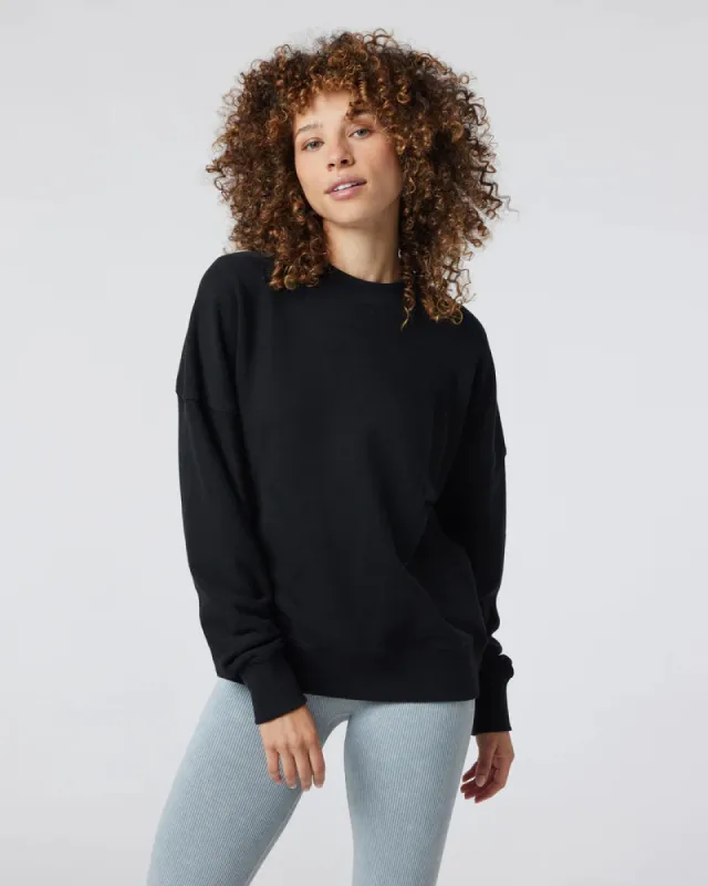 Vuori Sedona Weekender Crew - Black sold by Sun Diego Boardshops