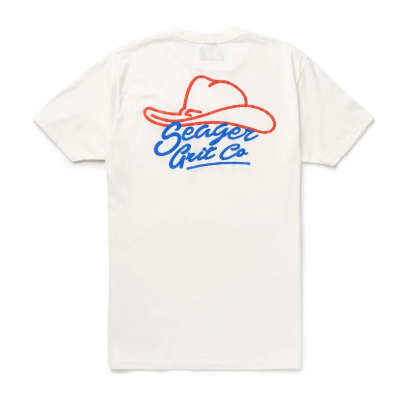 Seager Troubadour Tee - White sold by Sun Diego Boardshops
