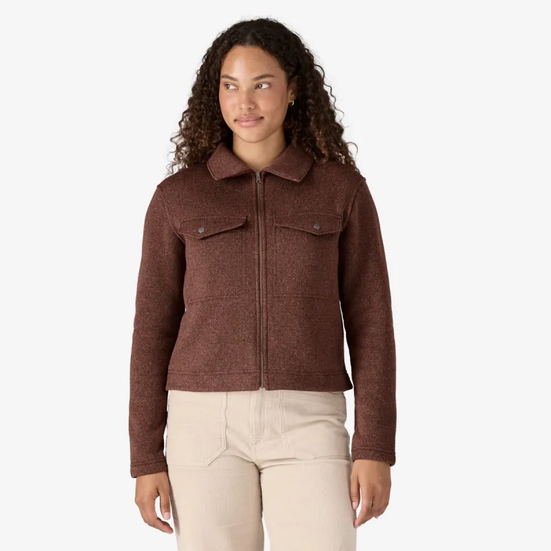 Patagonia Women's Better Sweater Zippered Fleece Chore Jacket - DULSE MAUVE sold by Sun Diego Boardshops