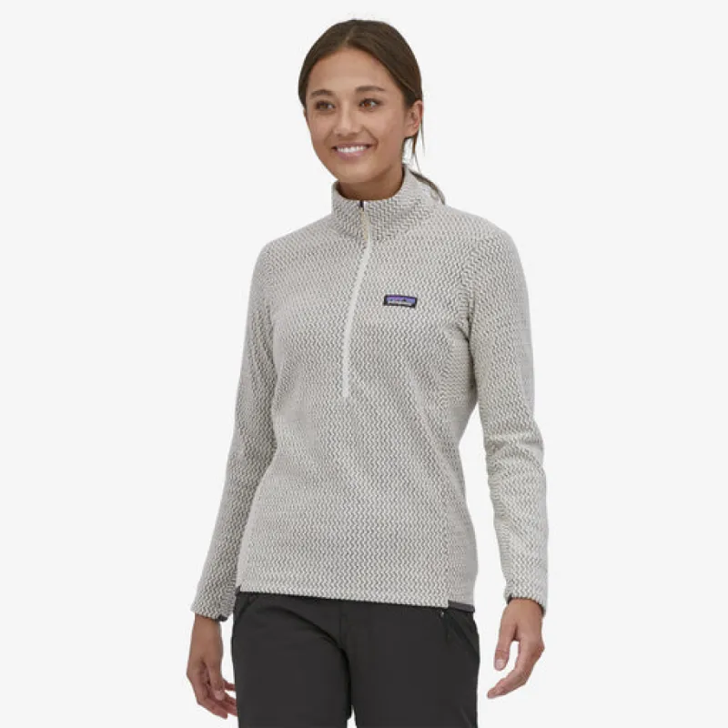 Patagonia Women's R1 Air Zip-Neck - WOOL WHITE sold by Sun Diego Boardshops