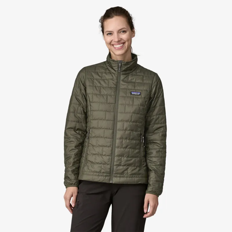 Patagonia Women's Nano Puff Jacket - PINE NEEDLE GREEN sold by Sun Diego Boardshops