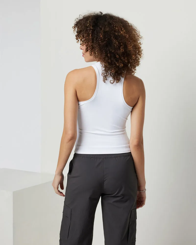 VUORI Vuori AllTheFeels Crew Tank - WHITE sold by Sun Diego Boardshops product image thumbnail 2