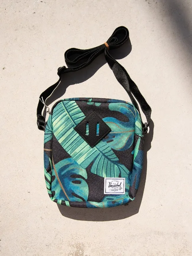 Herschel Supply Co Classic Crossbody - 2L - BLACK PALM LEAVES sold by Sun Diego Boardshops