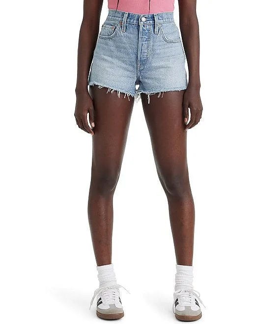 Levi's 501 ORIGINAL FIT HIGH RISE WOMEN'S SHORTS - MICRO VIBES sold by Sun Diego Boardshops