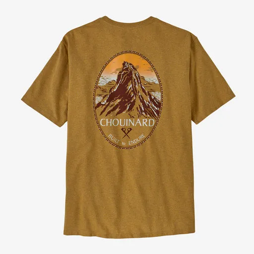 Patagonia Chouinard Crest Pocket Responsibili-Tee - PUFFERFISH GOLD sold by Sun Diego Boardshops