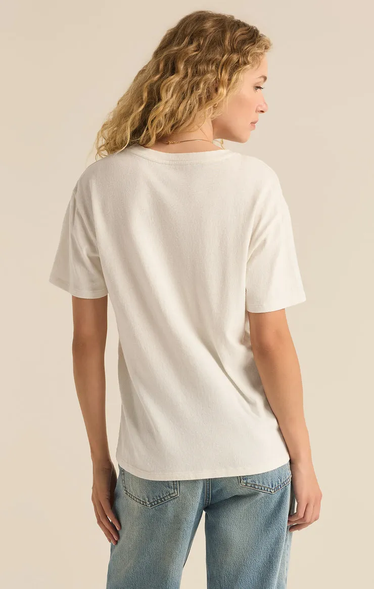 Z-Supply Cocktail Relaxed Embroidered Tee - SEA SALT sold by Sun Diego Boardshops product image thumbnail 3