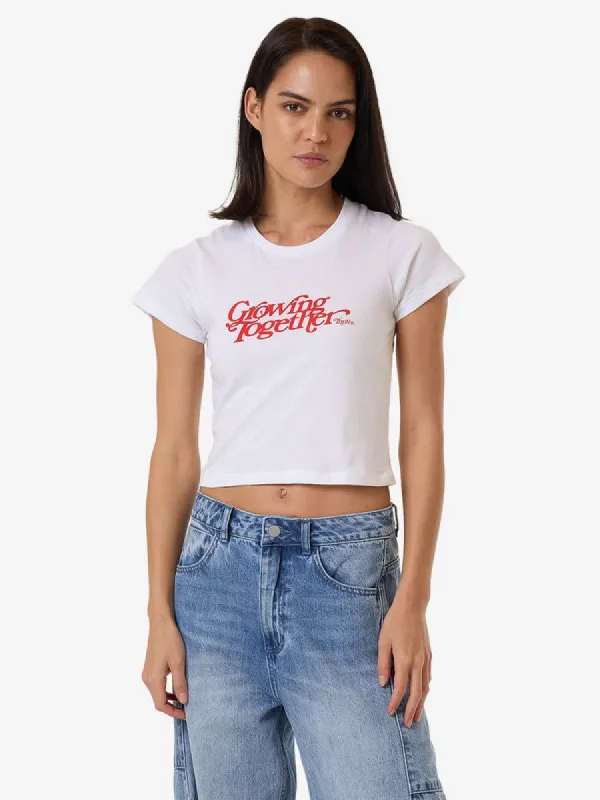 THRILLS Growing Together Mini Tee - WHITE sold by Sun Diego Boardshops