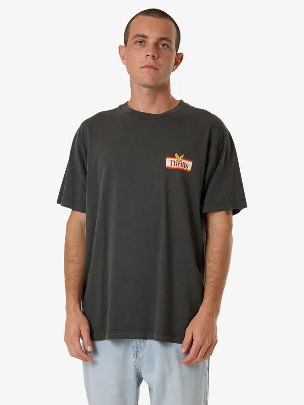 THRILLS Never Stop Merch Fit Tee - MERCH BLACK sold by Sun Diego Boardshops product image thumbnail 2