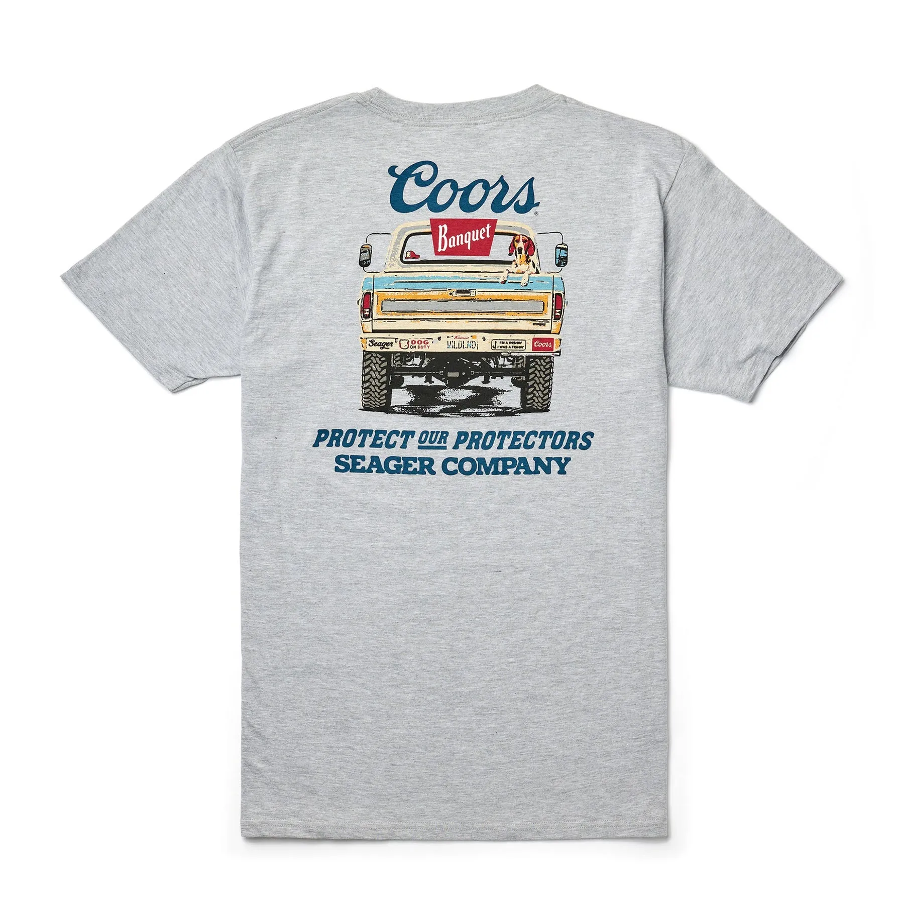 SEAGER Seager x Coors Banquet Bumper Tee - HEATHER GRAY sold by Sun Diego Boardshops