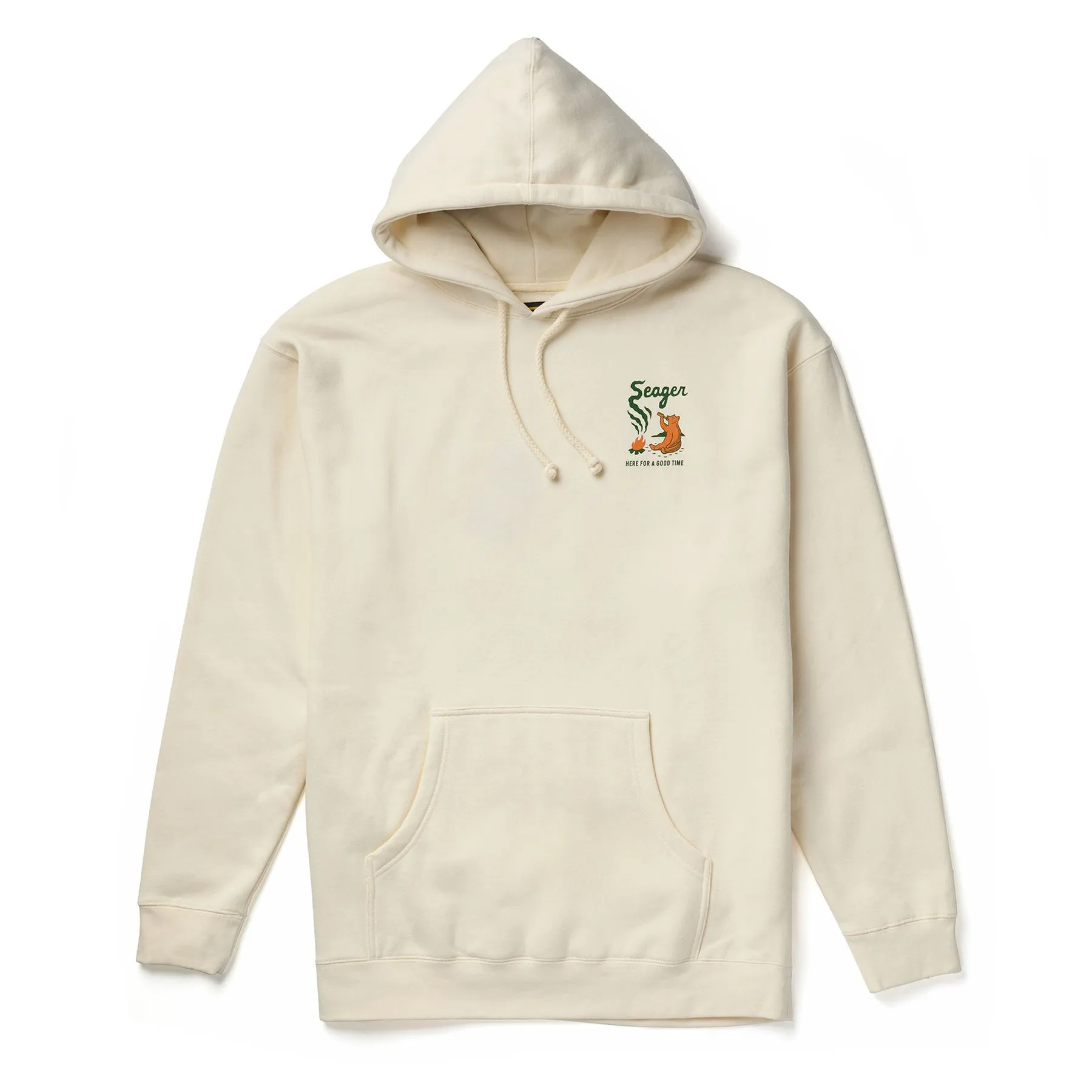 SEAGER Smokey Mid-Weight Hoodie - BONE sold by Sun Diego Boardshops product image thumbnail 2