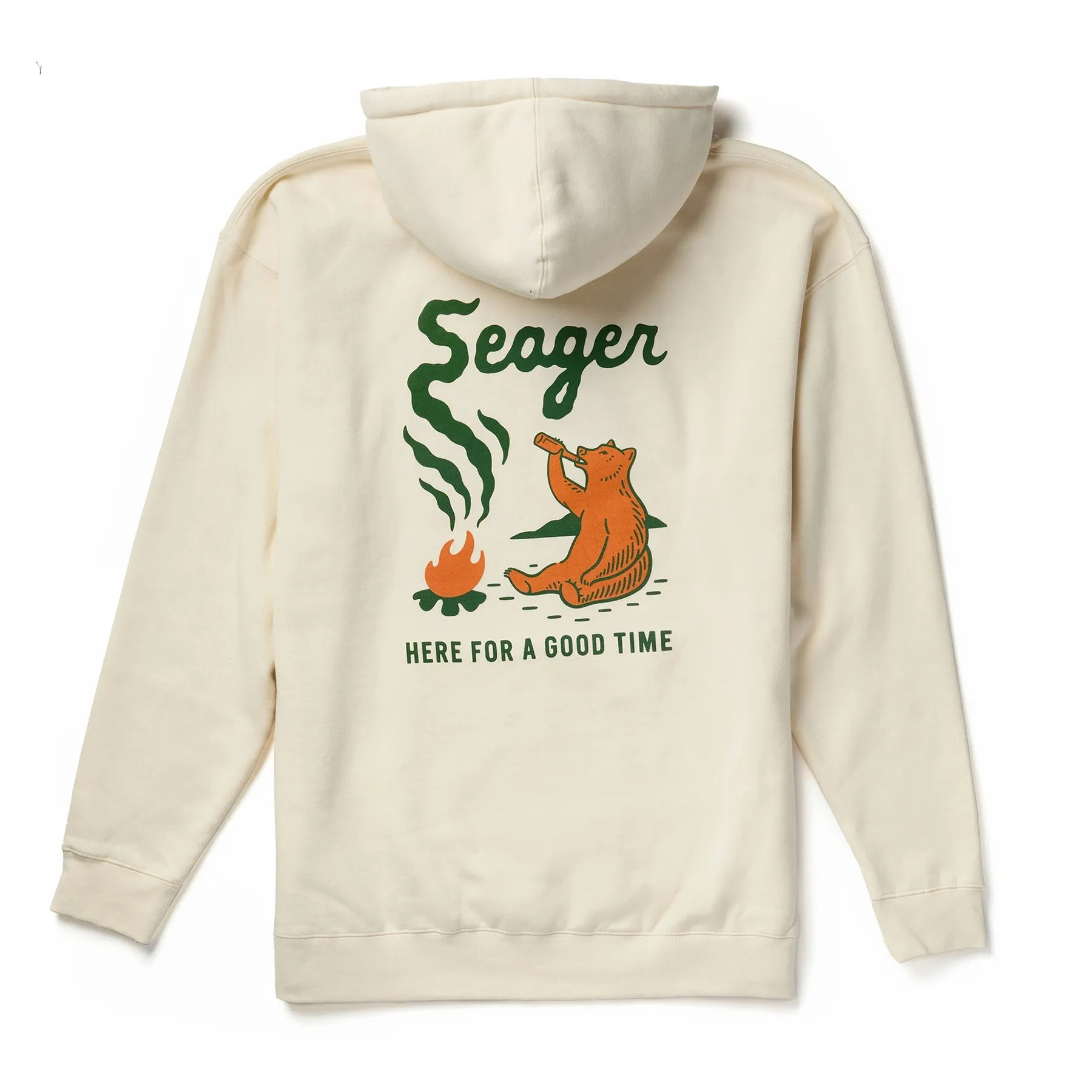 SEAGER Smokey Mid-Weight Hoodie - BONE sold by Sun Diego Boardshops