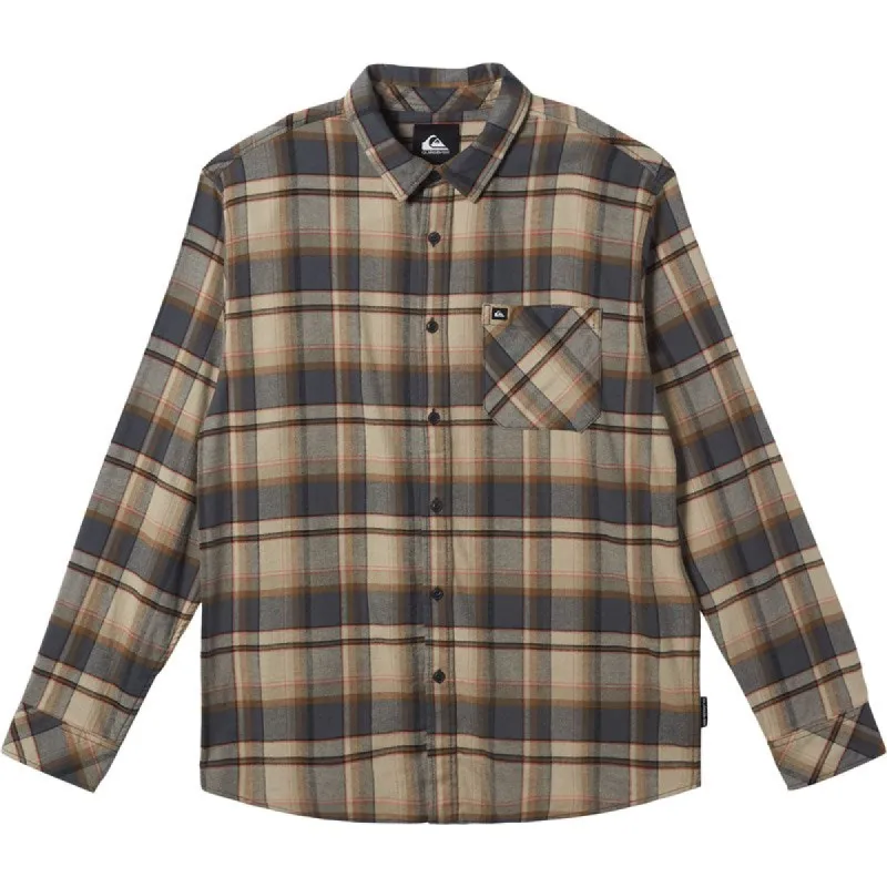Quiksilver Mens Convex Stretch Flannel Shirt - URNBAN CHIC sold by Sun Diego Boardshops