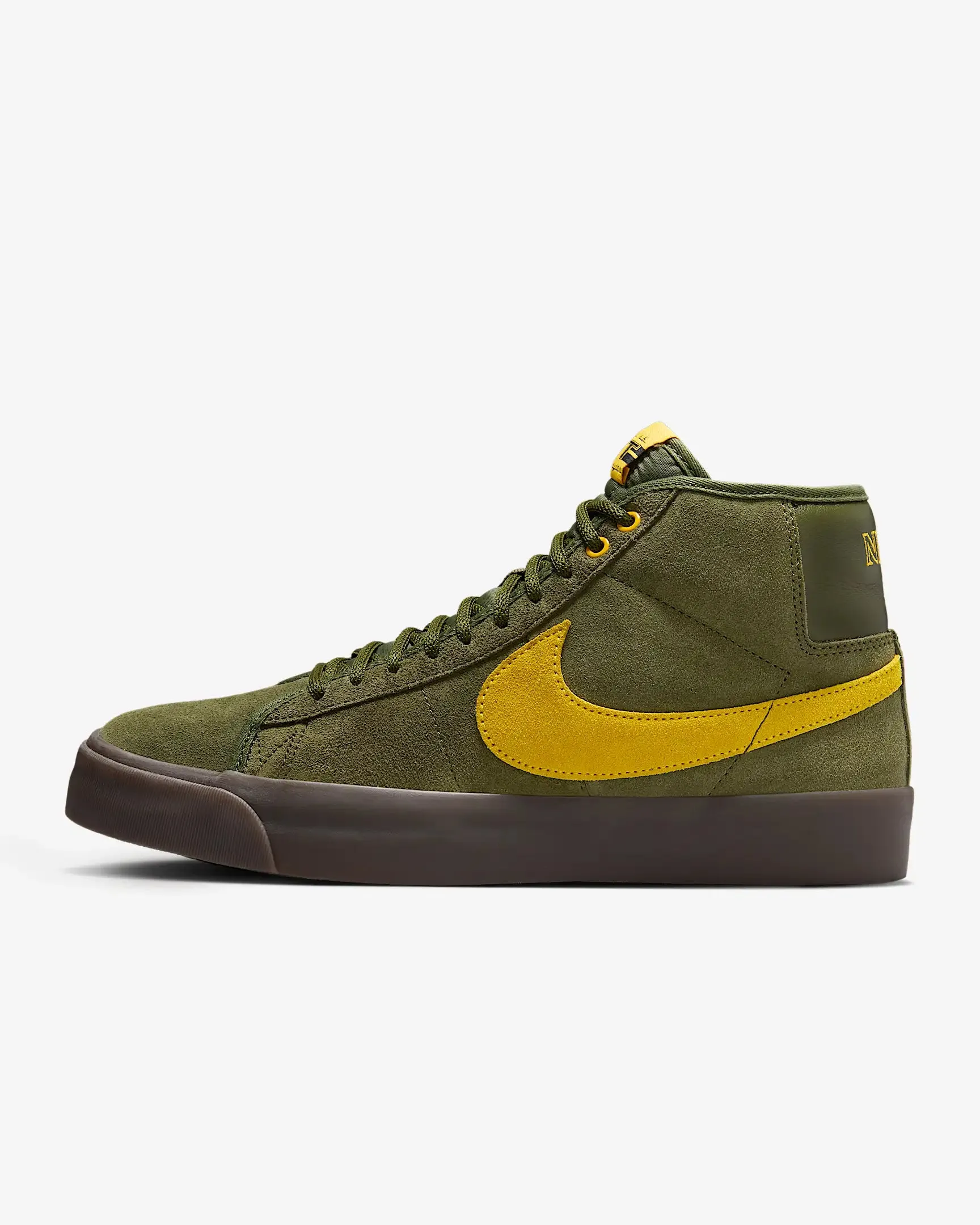 Nike Zoom Blazer Mid - ROUGH GREEN AND AMARILLO sold by Sun Diego Boardshops