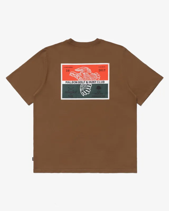 Malbon Golf CHAMPIONSHIP TEE - ONYX | Parallel